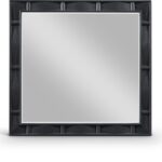 Weave Oak Veneer Mirror