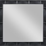 Weave Oak Veneer Mirror