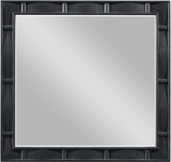 Weave Oak Veneer Mirror