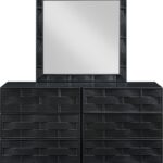 Weave Oak Veneer Mirror