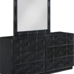 Weave Oak Veneer Mirror