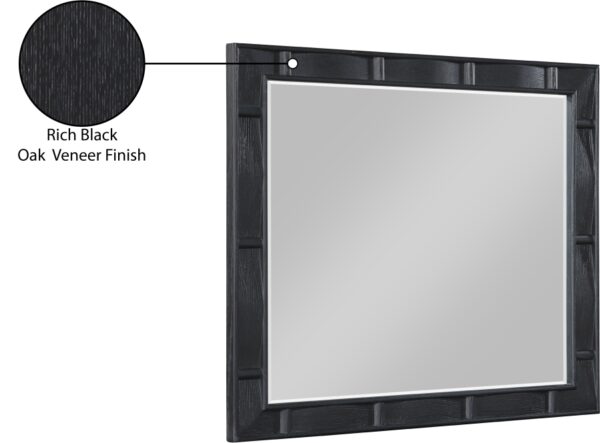 Weave Oak Veneer Mirror