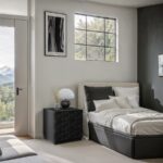Weave Oak Veneer Nightstand