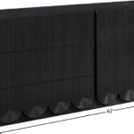 Scallop Oak Veneer Dresser