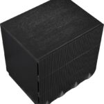 Scallop Oak Veneer Nightstand