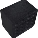 Compass Oak Veneer Nightstand