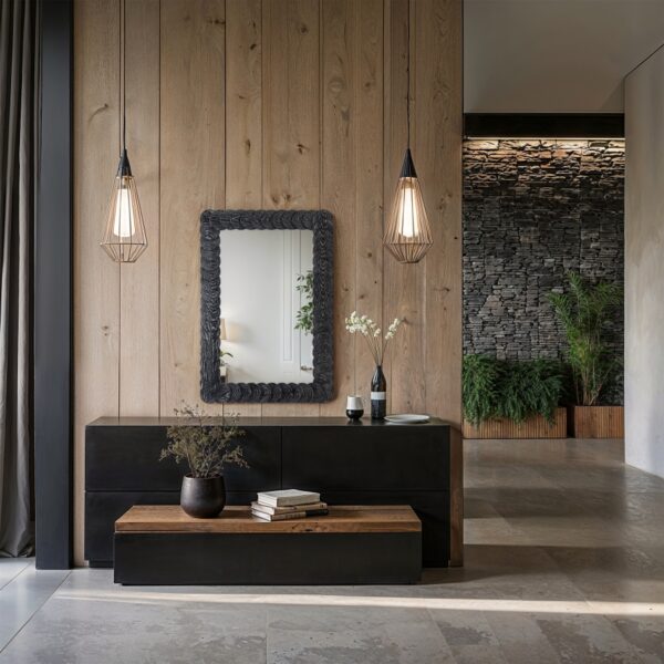 Revolve Oak Veneer Mirror