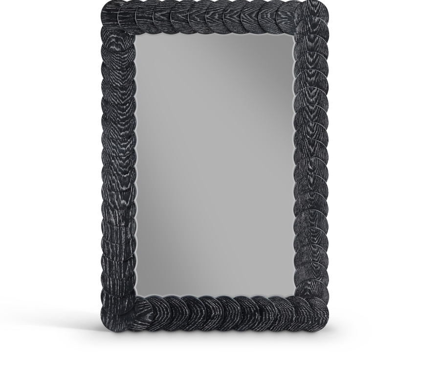 Revolve Oak Veneer Mirror