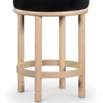 Monette Velvet Upholstered Counter Stool
