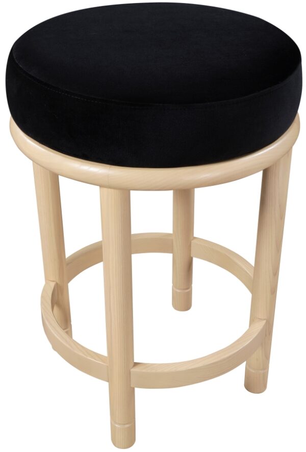 Monette Velvet Upholstered Counter Stool