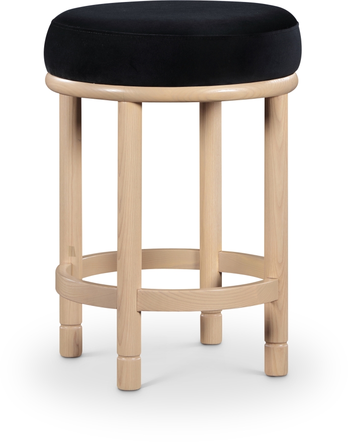 Monette Velvet Upholstered Counter Stool