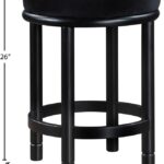 Monette Velvet Upholstered Counter Stool