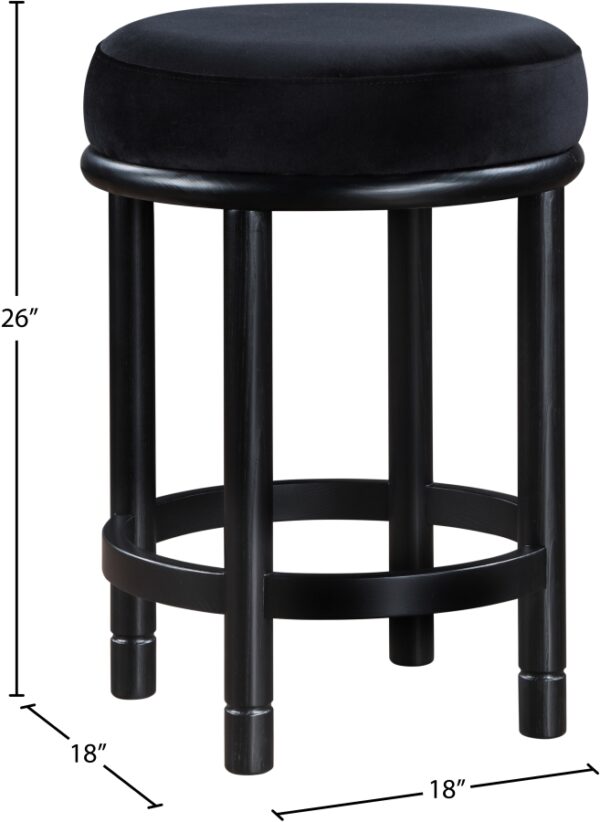 Monette Velvet Upholstered Counter Stool