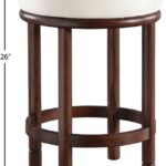 Monette Velvet Upholstered Counter Stool