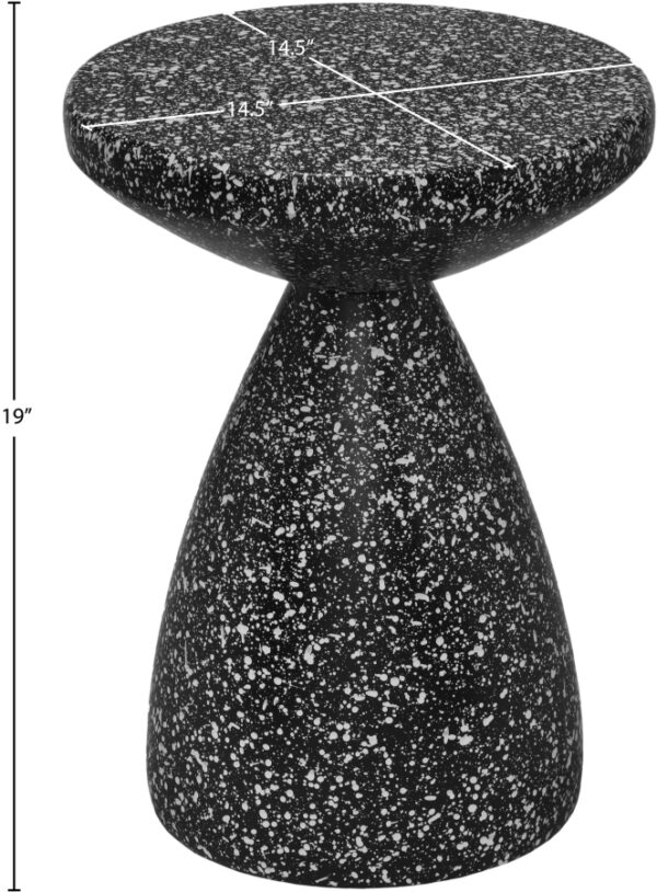 Anika Terrazzo Pattern Iron Terrazo End Table
