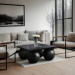 Fitch Oak Veneer Coffee Table