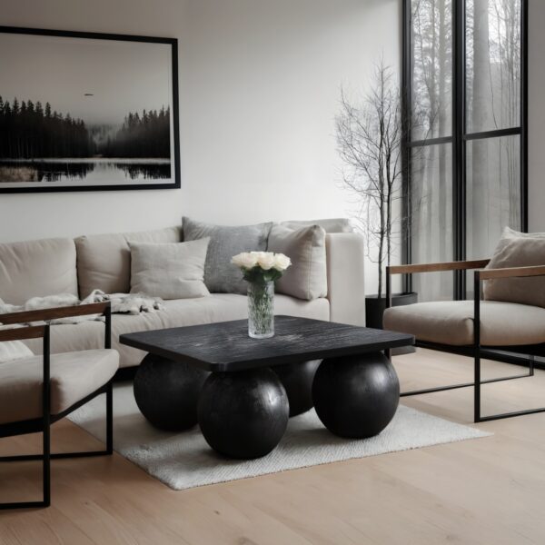 Fitch Oak Veneer Coffee Table