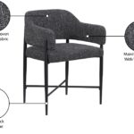 Dame Fabric Upholstered Dining Chair