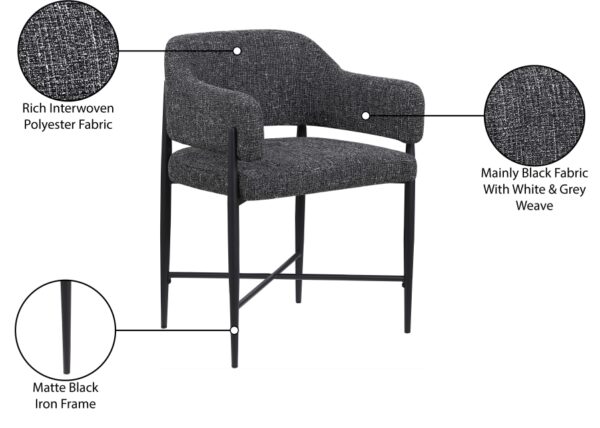 Dame Fabric Upholstered Dining Chair
