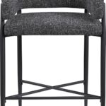 Dame Fabric Upholstered Counter Stool