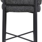 Dame Fabric Upholstered Counter Stool