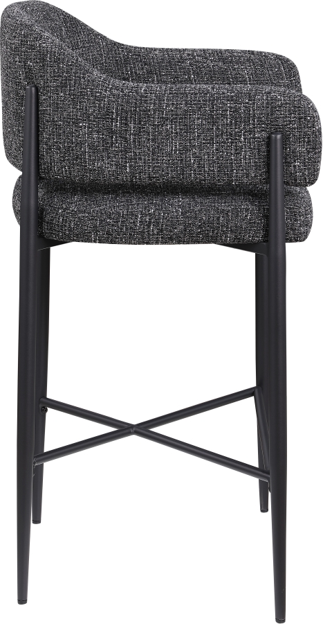 Dame Fabric Upholstered Counter Stool