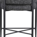 Dame Fabric Upholstered Counter Stool