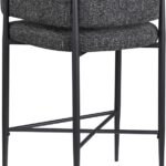 Dame Fabric Upholstered Counter Stool