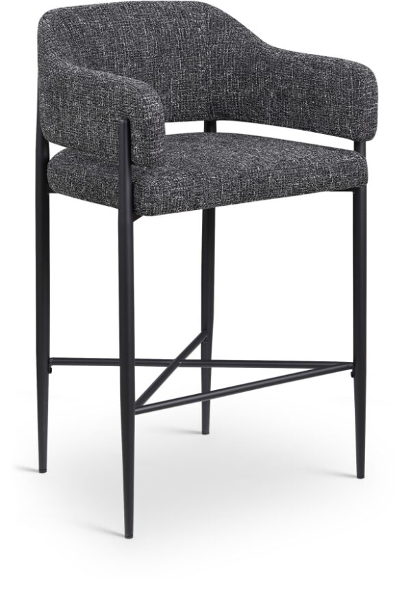 Dame Fabric Upholstered Counter Stool
