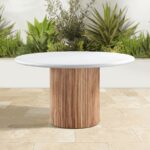 Sanremo 53" Finished Concrete Indoor/Outdoor Dining Table