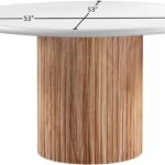 Sanremo 53" Finished Concrete Indoor/Outdoor Dining Table