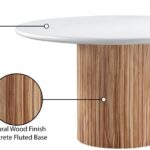 Sanremo 53" Finished Concrete Indoor/Outdoor Dining Table