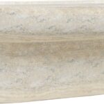 Tivoli Travertine Finish Indoor / Outdoor Concrete Coffee Table