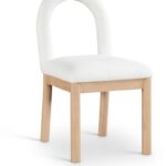 Conrad Linen Textured Fabric Upholstered Dining Chair