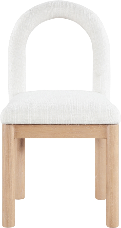 Conrad Linen Textured Fabric Upholstered Dining Chair
