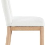 Conrad Linen Textured Fabric Upholstered Dining Chair