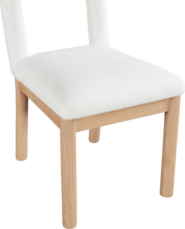 Conrad Linen Textured Fabric Upholstered Dining Chair