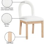 Conrad Linen Textured Fabric Upholstered Dining Chair