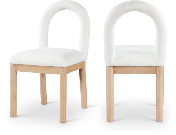 Conrad Linen Textured Fabric Upholstered Dining Chair