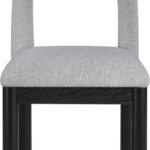 Conrad Linen Textured Fabric Upholstered Dining Chair