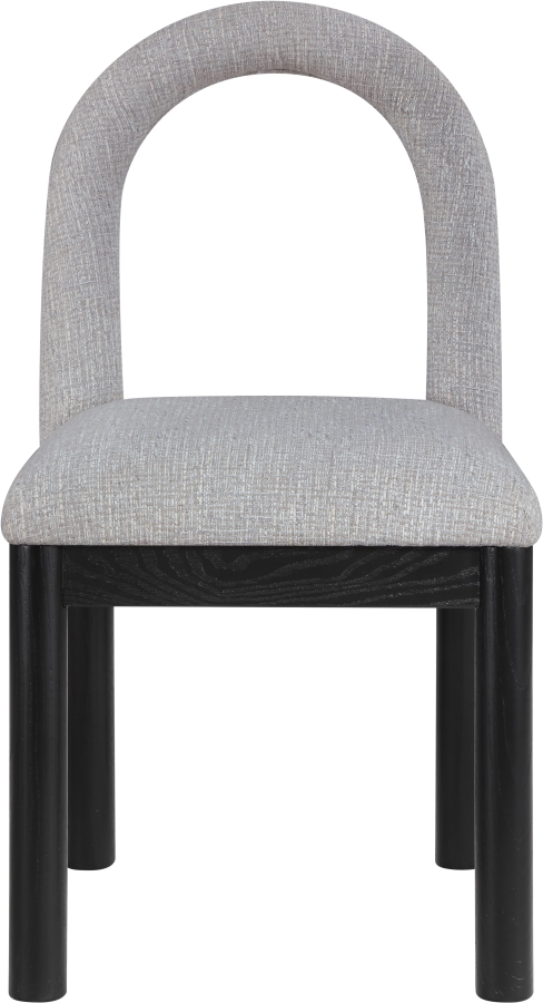 Conrad Linen Textured Fabric Upholstered Dining Chair