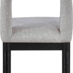 Conrad Linen Textured Fabric Upholstered Dining Chair