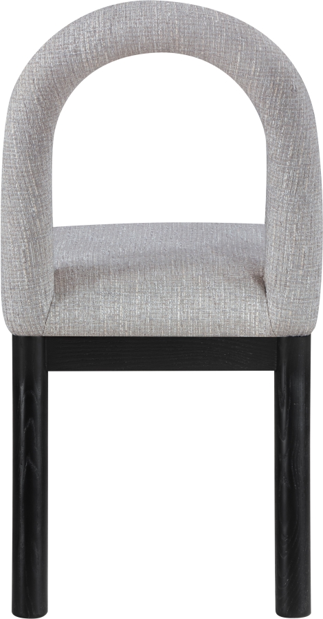 Conrad Linen Textured Fabric Upholstered Dining Chair
