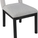 Conrad Linen Textured Fabric Upholstered Dining Chair