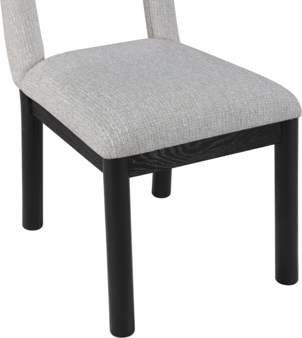 Conrad Linen Textured Fabric Upholstered Dining Chair