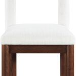 Conrad Linen Textured Fabric Upholstered Dining Chair