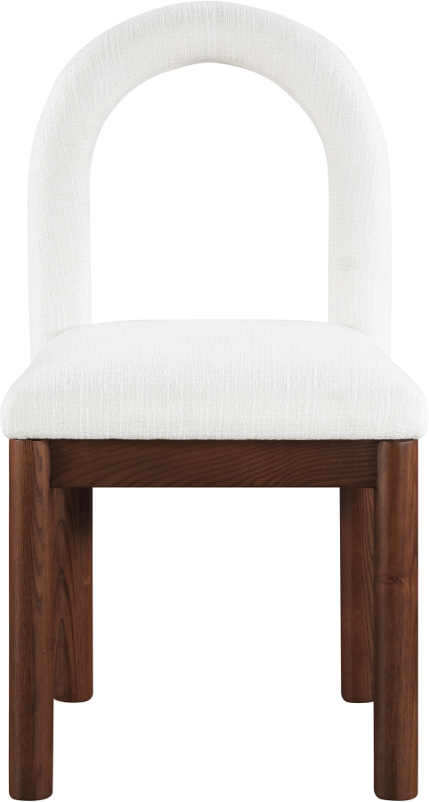 Conrad Linen Textured Fabric Upholstered Dining Chair
