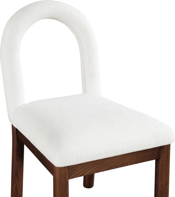 Conrad Linen Textured Fabric Upholstered Dining Chair