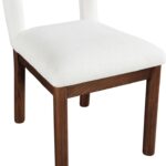 Conrad Linen Textured Fabric Upholstered Dining Chair