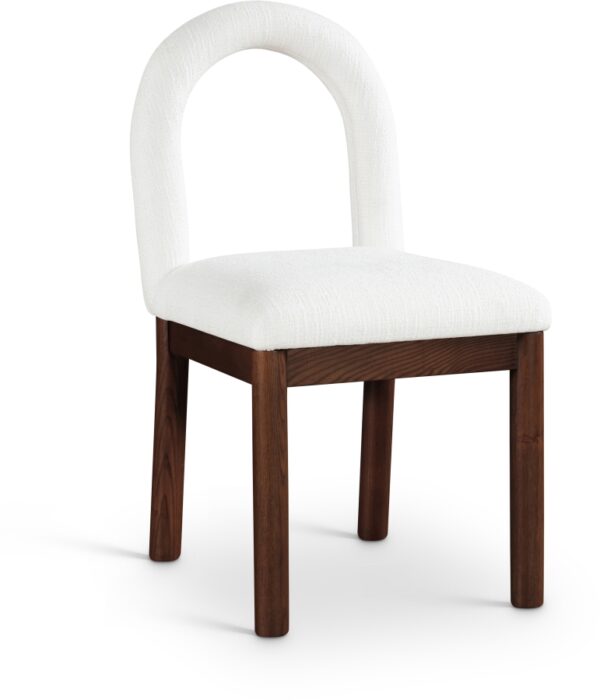 Conrad Linen Textured Fabric Upholstered Dining Chair
